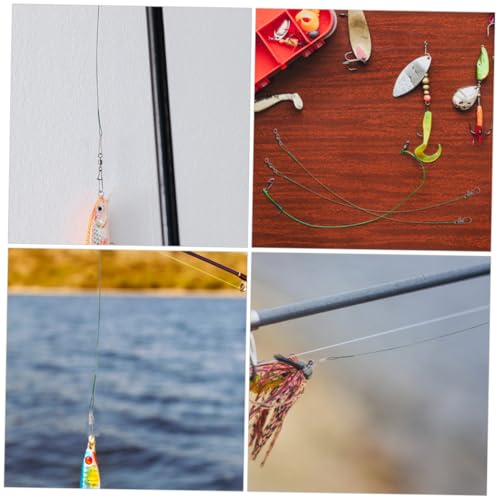 Líderes de pesca de acero alta resistencia 30 piezas miniatura 7