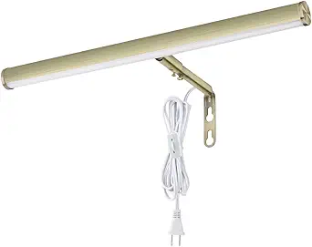 LED Picture Lights for Paintings, 14 Inch, 4W, Adjustable Art Light, Antique Brass Finish, CRI90+, 3000K Warm White, ETL Listed