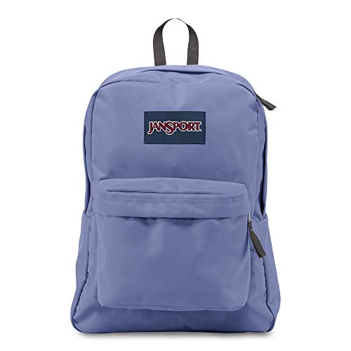 JanSport SuperBreak One Backpack - Durable, Lightweight Bag with 1 Main Compartment, Front Utility Pocket with Built-in Organizer, Premium Backpack, Bleached Denim