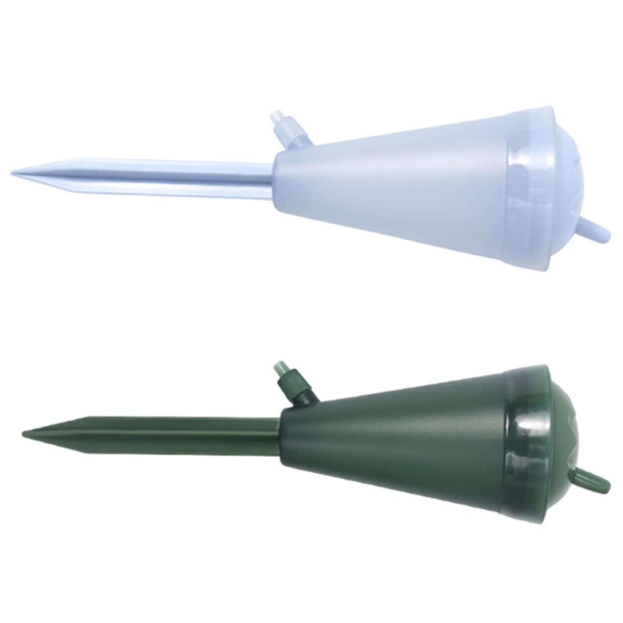 IWOWHERO 2pcs Cone Dripper Watering Irrigation Solar Spray Mist System Water Dispenser Auto Garden Hose Guide Spikes Pot Spout Pump Hydroponics Plant Water Spike Plant Waterer Meter Car Can