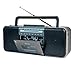 Lettore di cassette, registratore di cassette, registrazione radio AM/FM/SW su cassetta/USB, convertitore da cassetta a MP3, con Bluetooth, grande altoparlante da 10 W, portatile immagine