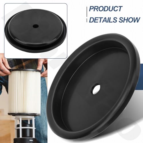Image of 2 Pack 73316 83872 Vacuum Filter Nut And Plate(Only Nut & Plate) Compatible with Ridgid Craftsman VT2565 Vacuum Cleaner Wet /Dry Accessories VF3000 VF3500 VF4000 VF5000 VF6000 12303