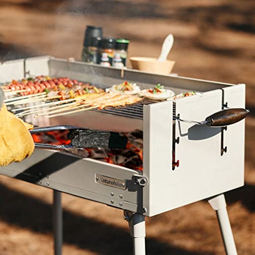 Barbecue de camping à charbon portable et pliant sans fumée XMING - 6