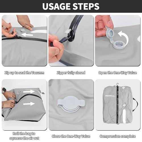 Bolsas de embalaje de compresión impermeables EULANT y bolsas de ahorro de espacio para maletas 8