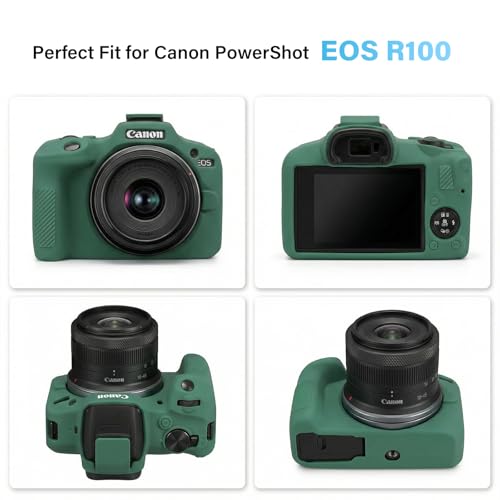 Funda protectora de silicona para cámara Canon EOS R100 miniatura 2