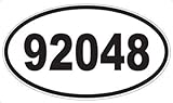 US Decal, Inc. Number 92048 Oval Sticker