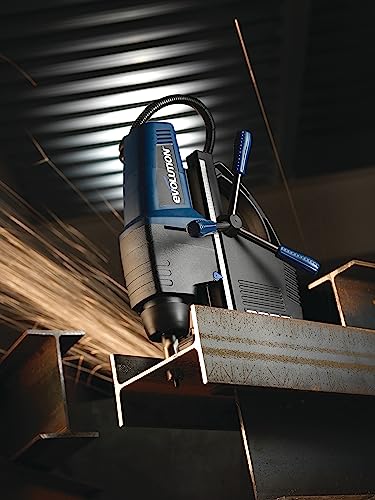 Foto von Evolution Industrie Magnetbohrmaschine Stahl EVOMAG42 | Magnetbohrer, Industriequalität, Ideal für Brücken, I-Träger und Gerüste, Kernbohrmaschine Set inkl. Bohrfutter und Schlüssel, 42 mm