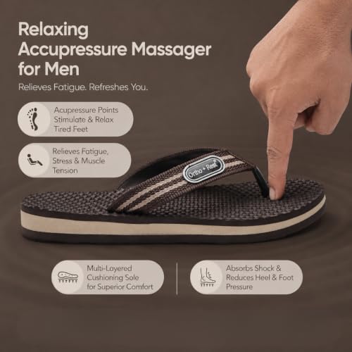 Image of Ortho + Rest Men's Flip Flops, Slippers for Man