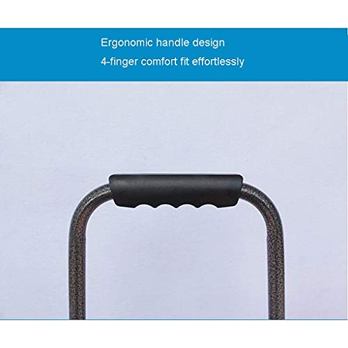 Faltbarer Einkaufswagen mit leisen Rädern und abnehmbarer Tasche für einfachen Transport und Treppensteigen – Bild 6