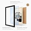Automobile, Cream and Brown Vintage Framed Wall Art Print A2 (59.4×42cm) Black, Wall Decor for Living Room, Bedroom, Office & Home, Ready to Hang, Art Gift #5