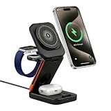 Plegable Estacion de Carga 3 en 1,Wireless Base Antideslizante de Viaje