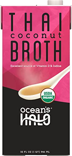 Ocean's Halo, Organic and Vegan Thai Coconut Broth, 32 Fl Oz