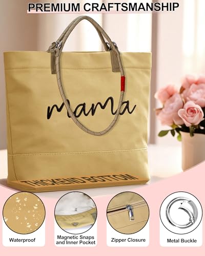 Bolso mama grande con bordado para hospital y viaje miniatura 5