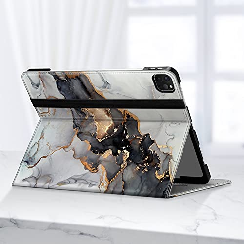 Fintie Folio-Hülle für iPad Pro 12.9 Zoll (32.8 cm) 5. Generation 2021, Multi-Angle Smart Stand Cover mit Stifthalter und Tasche… – Ansicht 9