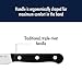 HENCKELS Solution Razor-Sharp 4-inch Compact Chef Knife, German Engineered Informed by 100+ Years of Mastery, Black/Stainless Steel