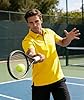 JACKETOWN Men Polo Shirt Short Sleeve Breathable Tennis Shirt Summer Tshirts Men Button Front Polo Shirts for Men Adult Casual Sport Shirt Basic Regular-Fit Golf Shirt(Yellow-3XL) #1