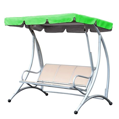 Auvent de rechange universel imperméable pour balancelle Hollywood en tissu Oxford - 219 x 125 x 15 cm - Toit de balançoire d'extérieur pour fourrure de jardin