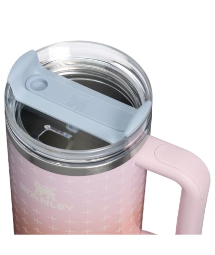 Image of STANLEY Quencher H2.0 Tumbler with Handle and Straw 40 oz Flowstate 3-Position Lid Cup Holder Compatible for Travel Insulated Stainless Steel Cup BPA-Free Sorbet Plus