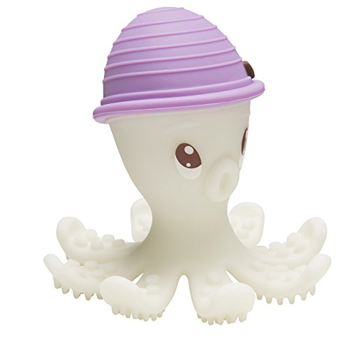 Safety 1st featuring Mombella Ollie Octopus Teether, Purple, Small