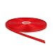 Topenca Supplies 1/4 Inches x 50 Yards Double Face Solid Grosgrain Ribbon Roll, Red