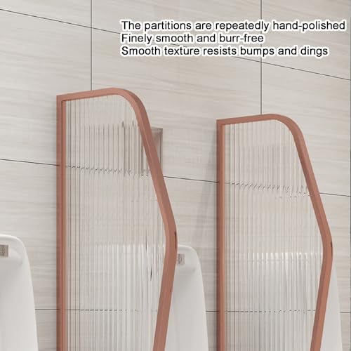in Acciaio Inossidabile Uomini Partizione urinale Privacy Schermo divisore per WC Nero per bagni Commerciali Igienico & Durevole impianto pubblico Stall Protector