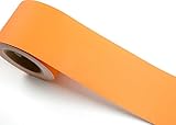 ROSEROSA Peel and Stick Decorative PVC Solid Instant Self-Adhesive Border Sticker Orange (SG38B :...