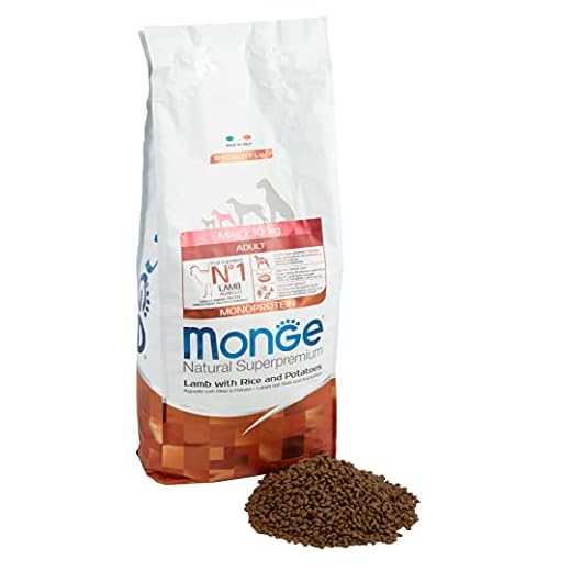 Monge Natural Superpremium Monoprotein* Adult Lamb with Rice And Potatoes, Cibo Secco per Cani (a Base di Agnello, Riso e Patate, Senza coloranti aggiunti, 7,5 kg)