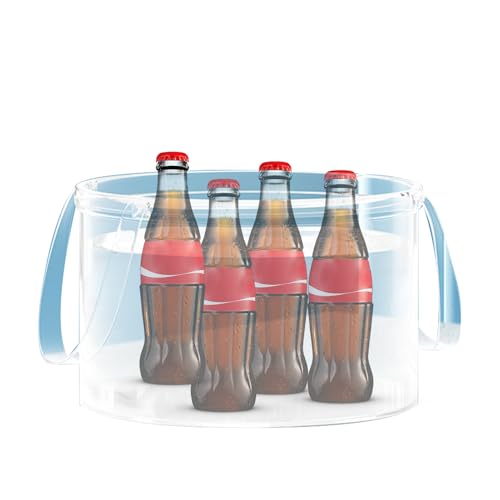Bassine pliable pour le camping, légère, pliable, transparente, avec poignée, pour économiser de l'espace pour l'extérieur, les voyages, le camping-car, la vie, le pique-nique, le lavage