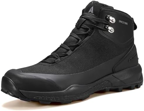 HUMTTO Men's Waterproof Hiking Backpacking Boots Lightweight Breathable Mid Hiking Shoes
