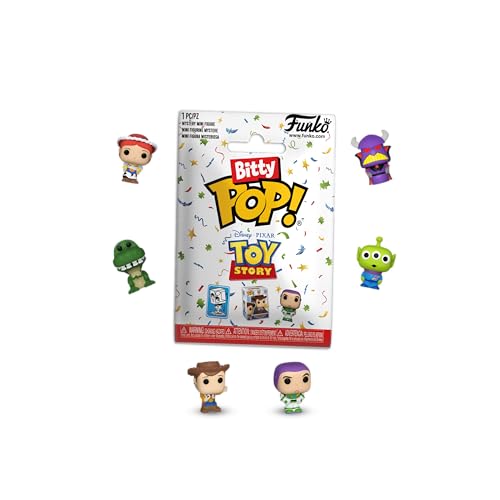 Niños, Toy Funko Bitty Pop! Singles: Toy Story Mystery Mini Collectible Toys 12-Piece Poly Bag (Styles May Vary)