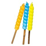 6 Pack Citronella Candle Flares Outdoor Use - Tabletop Outdoor Garden Torches - Outdoor Living