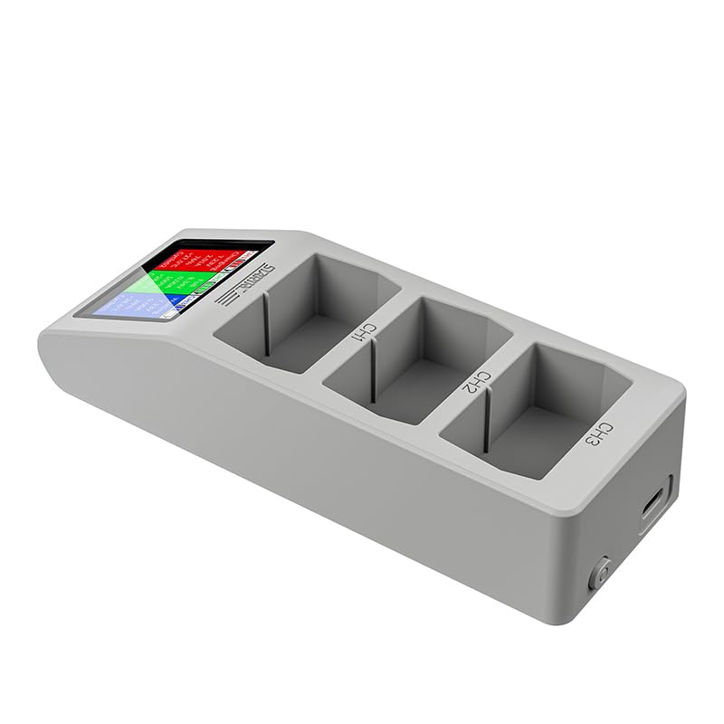 Cargador de batería para DJI Mini 4 Pro ideal para viajes y rutas con carga secuencial de 3 vías 3