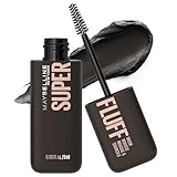 Maybelline Superfluff Volumizing Brow Mousse, All Day Tinted Brow Gel For Soft Full Brows, Black, 1 Count