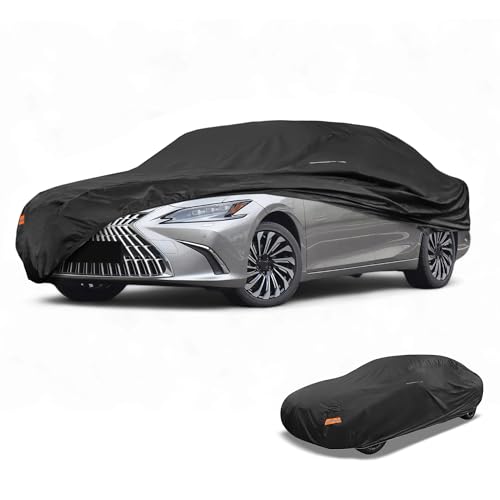 Housse voiture imperméable pour berline bâche auto anti-UV extérieure 190T