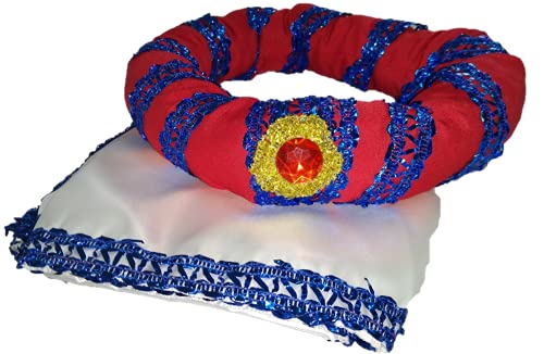 Kit Fantasia Turbante Arabe/REIS MAGOS 2 Pçs Adulto Carnaval/NATAL