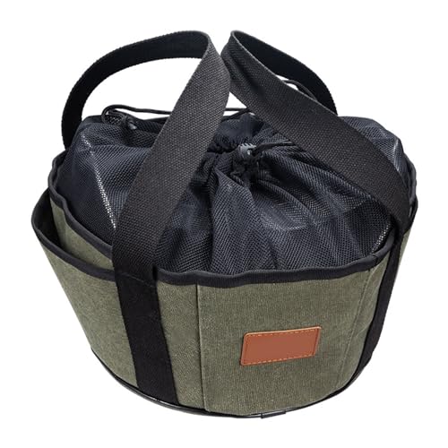 Xuancai Bolsa de transporte para horno holandés resistente al agua, versátil bolsa de equipo de cocina al aire libre, adecuada para acampar y viajes