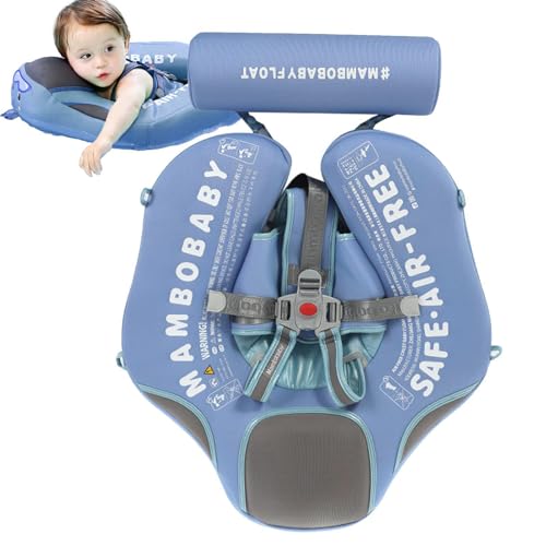 Flotador de piscina para bebés: flotador de natación no inflable para recién nacidos durante 3 a 24 meses | Forro y flotabilidad fuerte, tela respetuosa con la piel, flotador infantil, hebilla ajustab