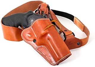 Diamond D Custom Leather Leather Guides Choice Chest Holster- GP100-4, Natural