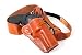 Diamond D Custom Leather Guides Choice Chest Holster- Ruger GP100- 6", Natural
