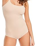 SPANX Women's Thinstincts Bodysuit, Soft Nude, Medium