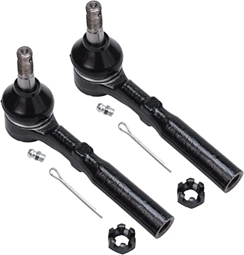 Image of Detroit Axle - 6pc Front End Kit for 95-05 Chevy Cavalier Pontiac Sunfire, Lower Control Arms w /Ball Joint Sway Bars Outer Tie Rods 1995 1996 1997 1998 1999 2000 2001 2002 2003 2004 2005 Replacement