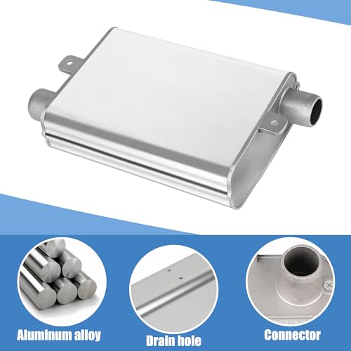 Auspuff Schalldämpfer,24mm Schalldämpfer,Parkheizung Schalldämpfer Set,Schalldämpfer für Notstromaggregat,für Eberspacher Webasto Diesel Luft Standheizung