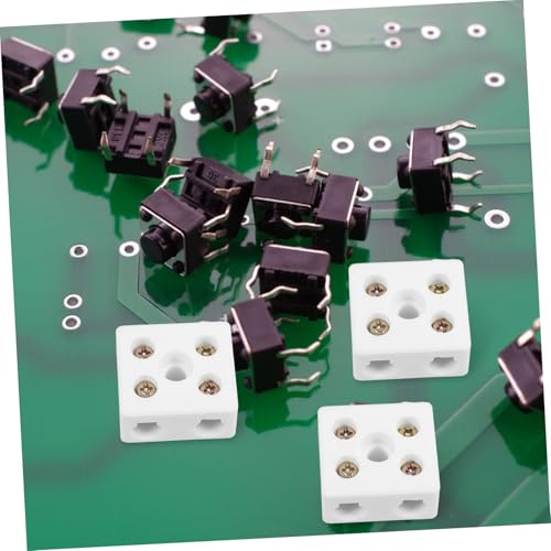 Bloque de terminales cerámico de 5 orificios y conector de cable para electrónica 7