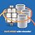 AquaBliss SF100-BN Revitalizing Shower Filter w/ 1 Replaceable Revitalizing Filter Cartridge Inside - Plus 3 Extra SFC100 Filter Cartridges (Exclusive Bundle)