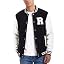 Black & White - Chenille Letter R