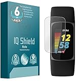 IQ Shield Matte Screen Protector Compatible with Fitbit Charge 5 (6-Pack) Anti-Glare Anti-Bubble...
