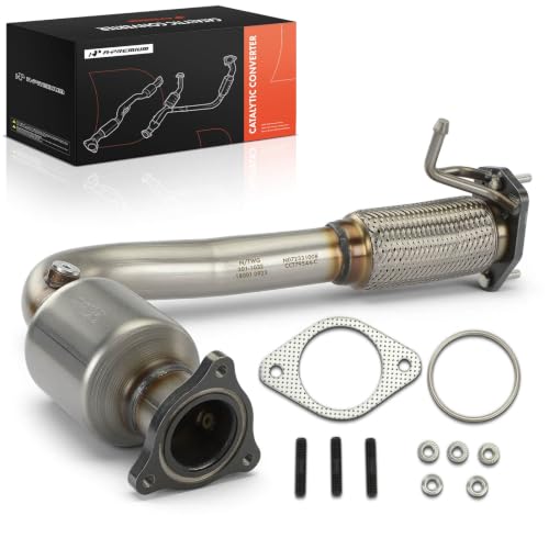 A-Premium Front Catalytic Converter W/Gasket Kit Direct-Fit Compatible with Chevy & GMC Models - Captiva Sport 2012-2015 Equinox 2010-2017 Terrain 2010-2017 - L4 2.4L - E.P.A. Compliant