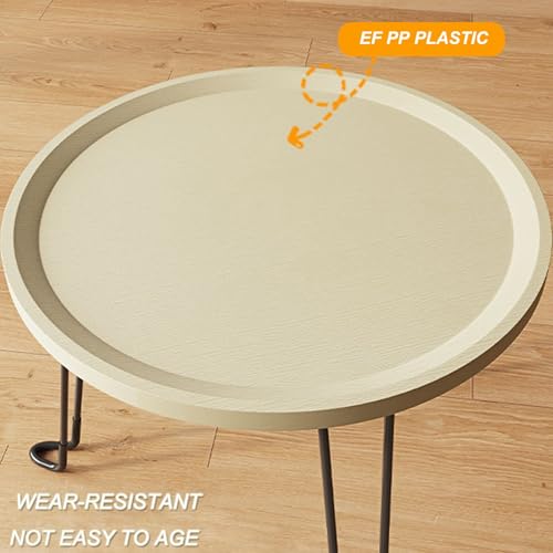 Table d'appoint pour le salon, table pliante légère idéale pour un café