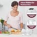 Oceenew Breast Pump Hands Free Wearable of Baby Mouth, Strong Suction, Touch Control, 3 Modes & 9 Levels, Portable Electric Breast Pump with 24mm Shield and Flanges of 17/19/21mm, 2 Pack