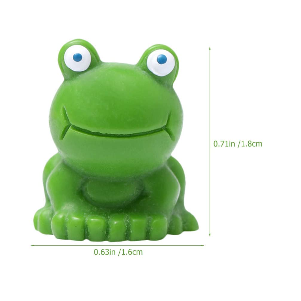 5 Stück Miniatur-Froschfiguren Aus Kunstharz – Süße Deko Für Kuchen, Feengärten, Aquarien & Bonsai, 4 X 3 X 3 Cm